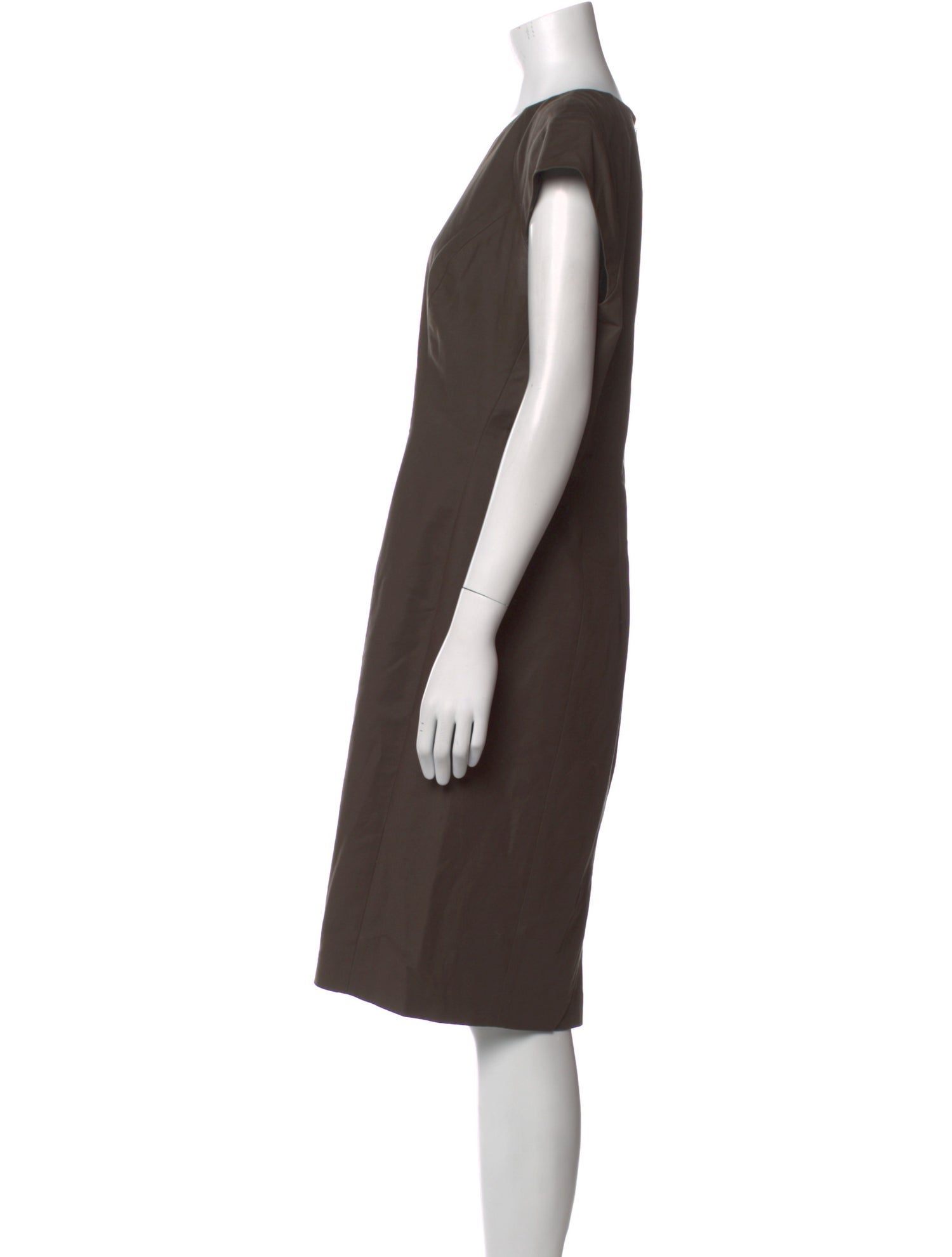 Lafayette 148 Scoop Neck Knee-Length Dress