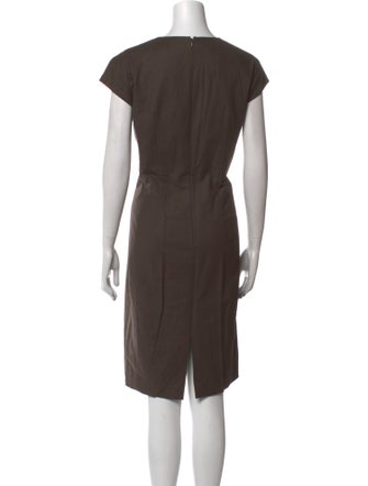 Lafayette 148 Scoop Neck Knee-Length Dress