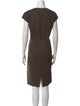 Lafayette 148 Scoop Neck Knee-Length Dress