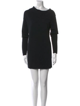 Lafayette 148 Scoop Neck Mini Dress