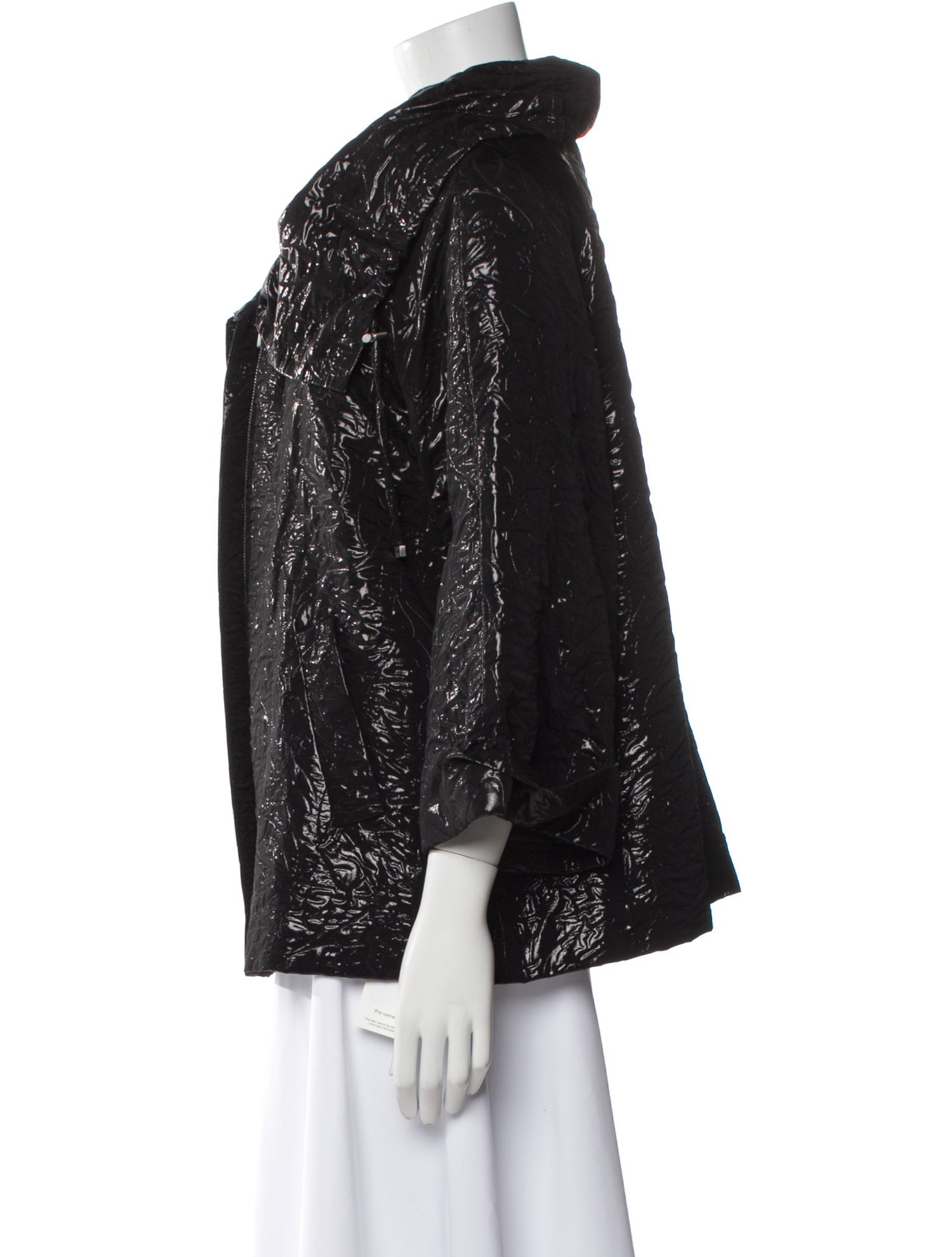 Lafayette 148 Leather Printed Evening Jacket