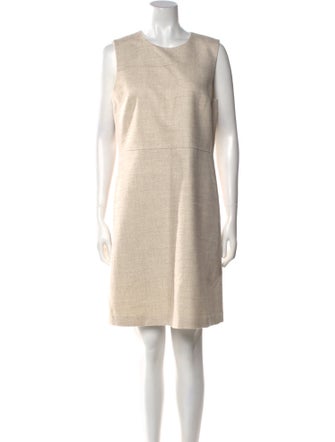 Lafayette 148 Crew Neck Knee-Length Dress