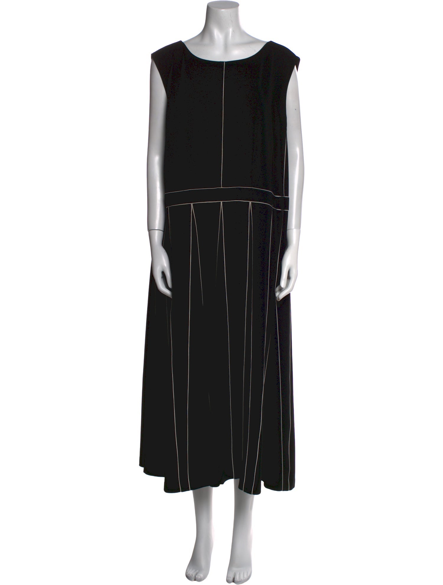 Lafayette 148 Striped Long Dress