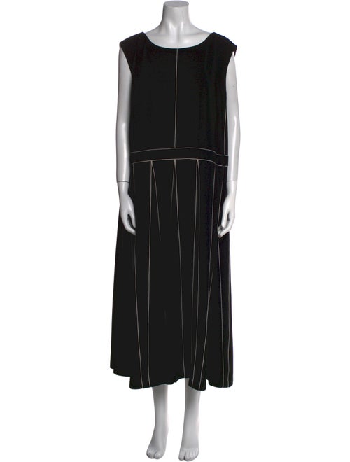 Lafayette 148 Striped Long Dress