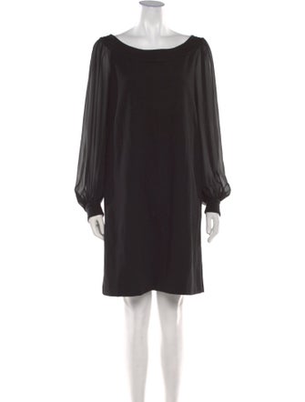 Lafayette 148 Bateau Neckline Knee-Length Dress