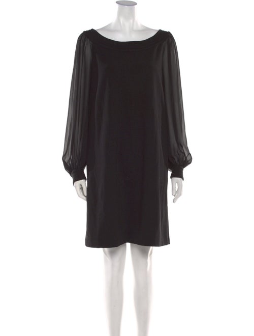 Lafayette 148 Bateau Neckline Knee-Length Dress