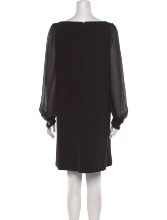 Lafayette 148 Bateau Neckline Knee-Length Dress