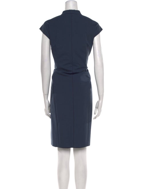 Lafayette 148 V-Neck Knee-Length Dress