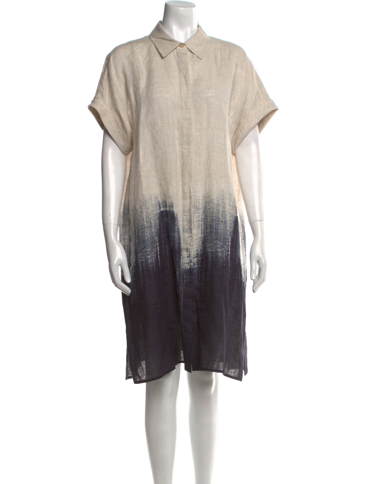 Lafayette 148 Linen Knee-Length Dress