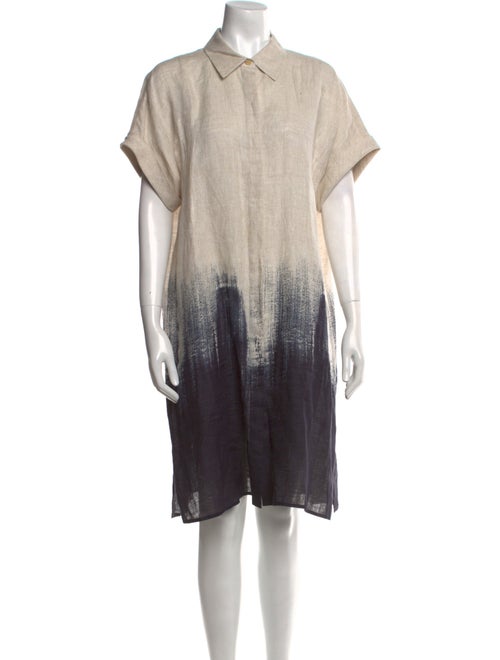 Lafayette 148 Linen Knee-Length Dress