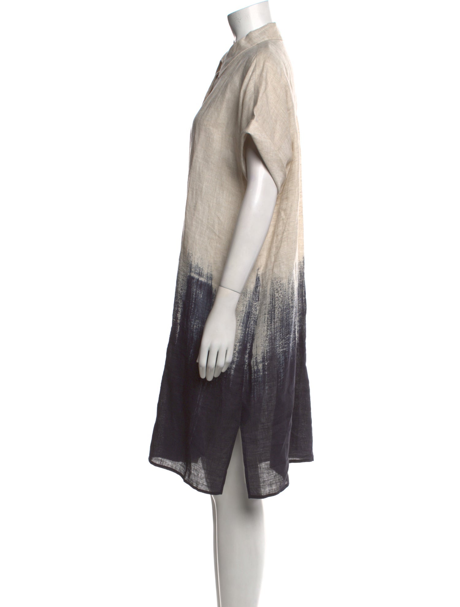 Lafayette 148 Linen Knee-Length Dress