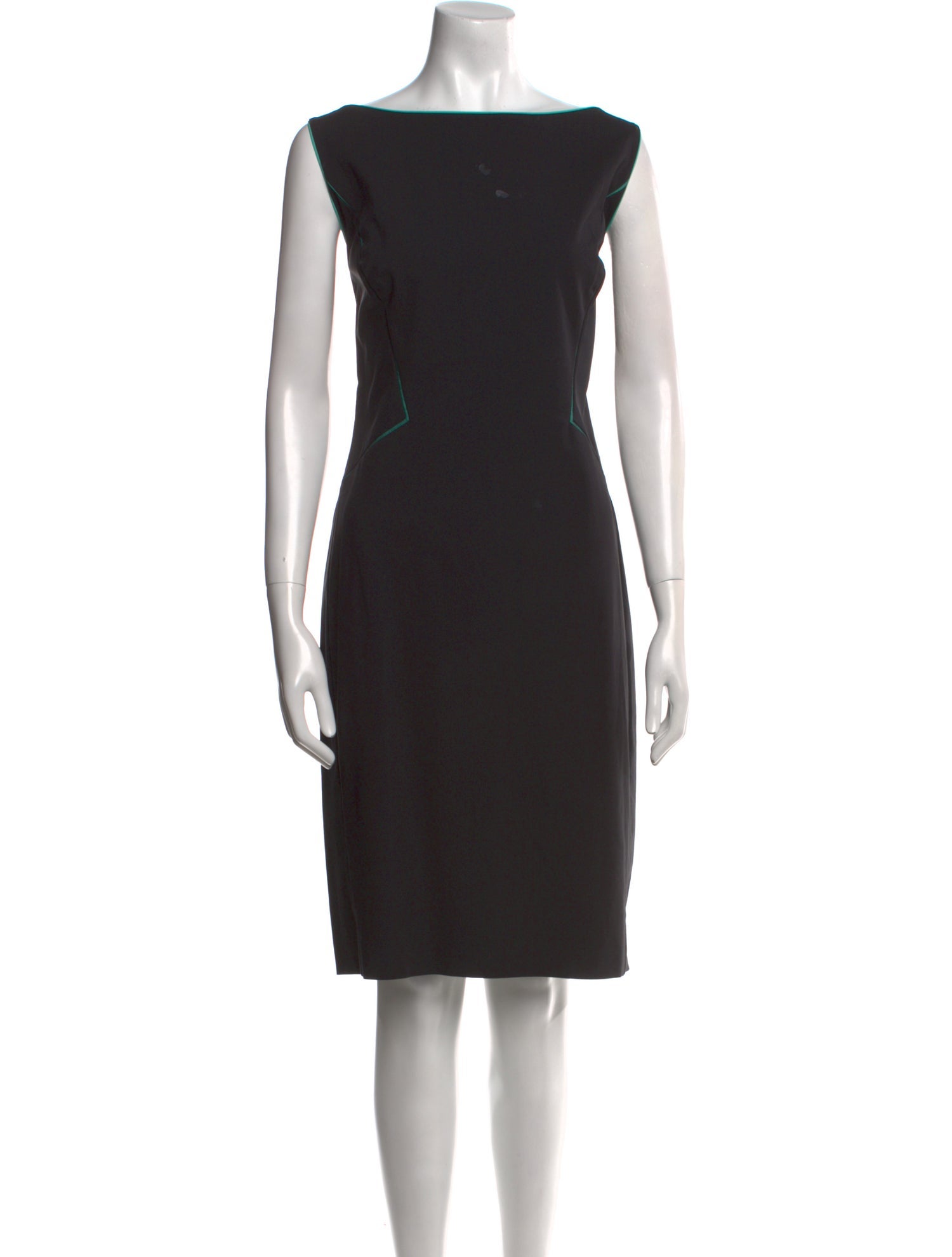 Lafayette 148 Bateau Neckline Knee-Length Dress