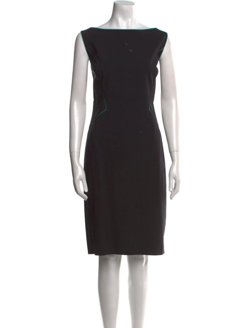 Lafayette 148 Bateau Neckline Knee-Length Dress