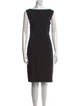 Lafayette 148 Bateau Neckline Knee-Length Dress