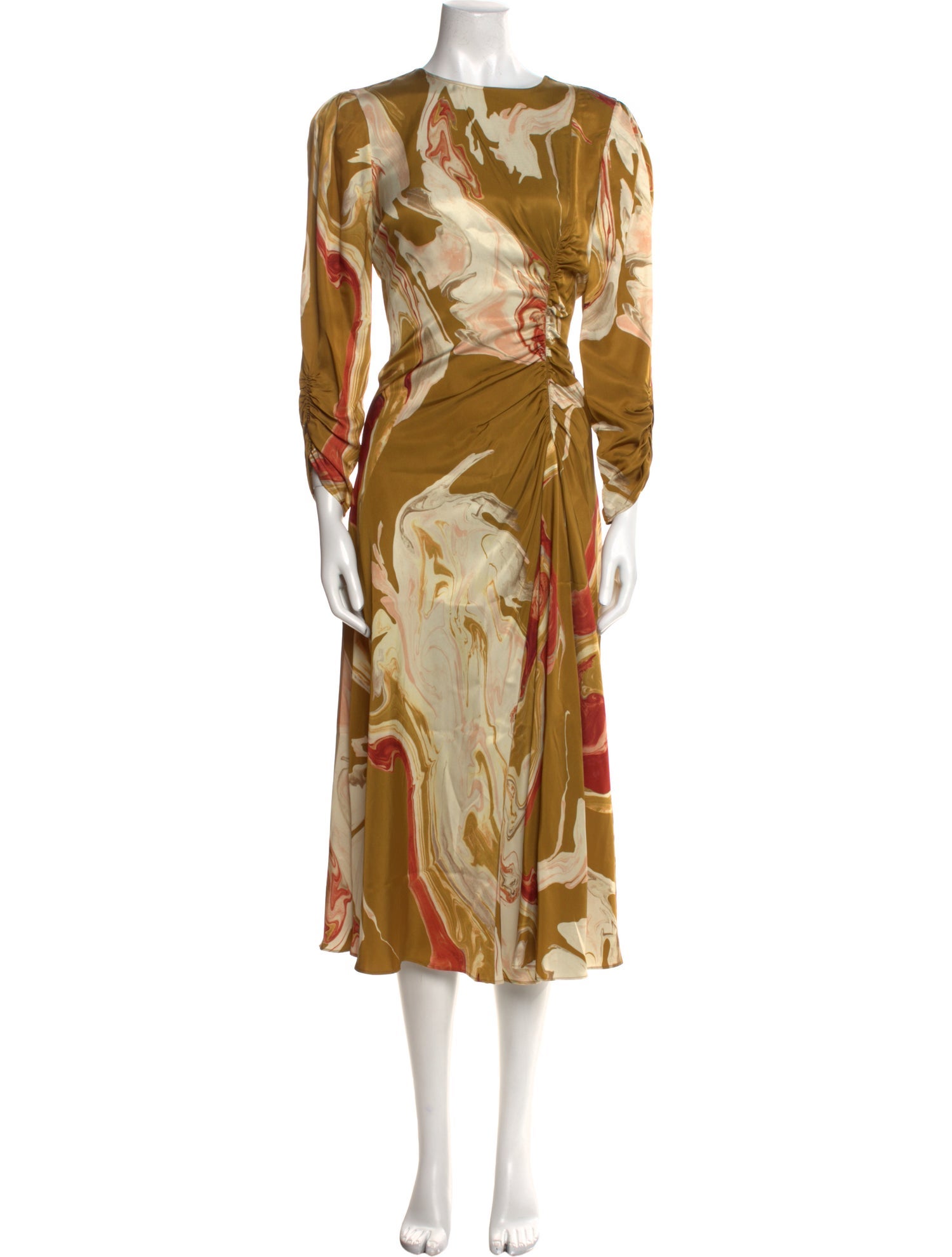 Lafayette 148 Printed Midi Length Dress w/ Tags