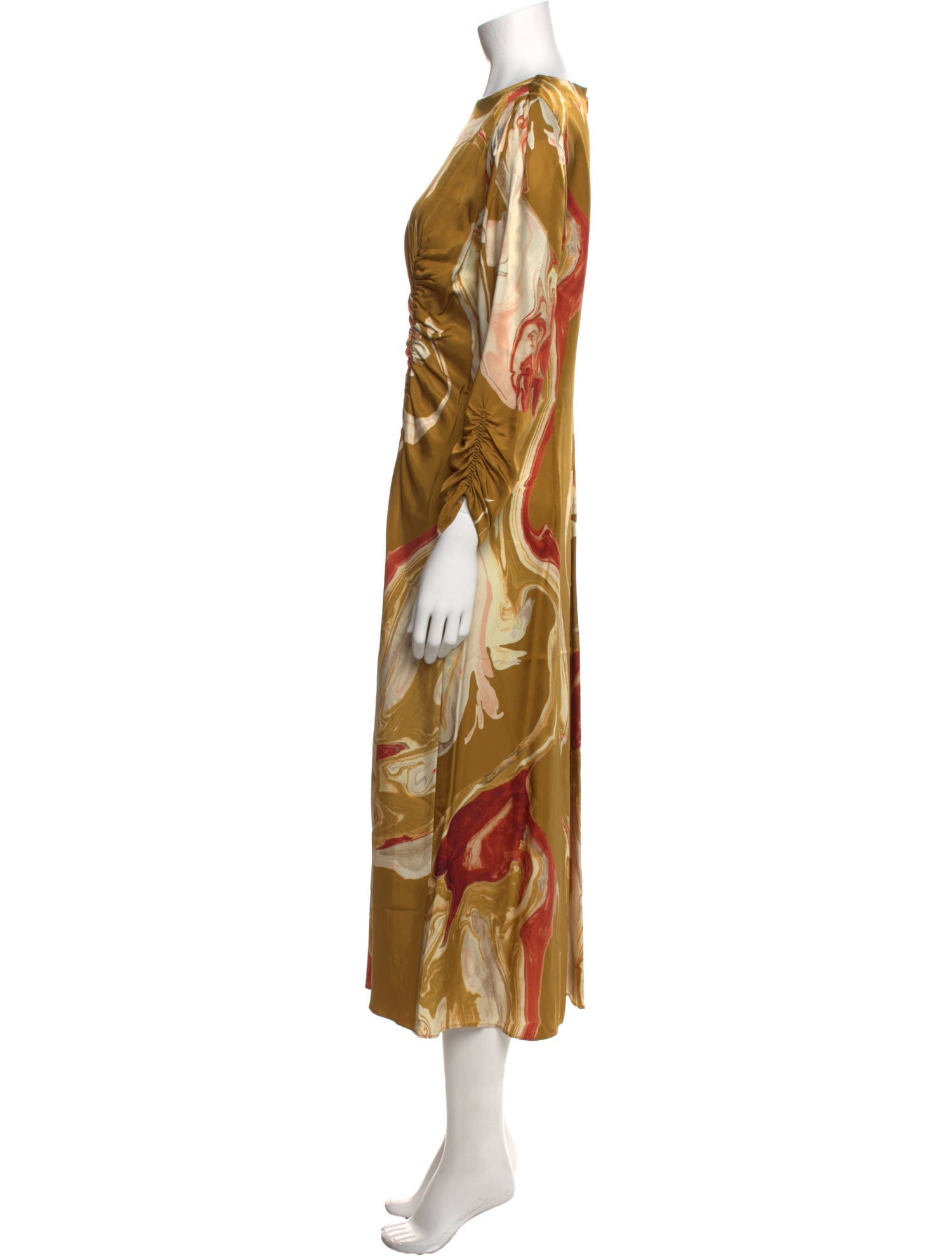 Lafayette 148 Printed Midi Length Dress w/ Tags