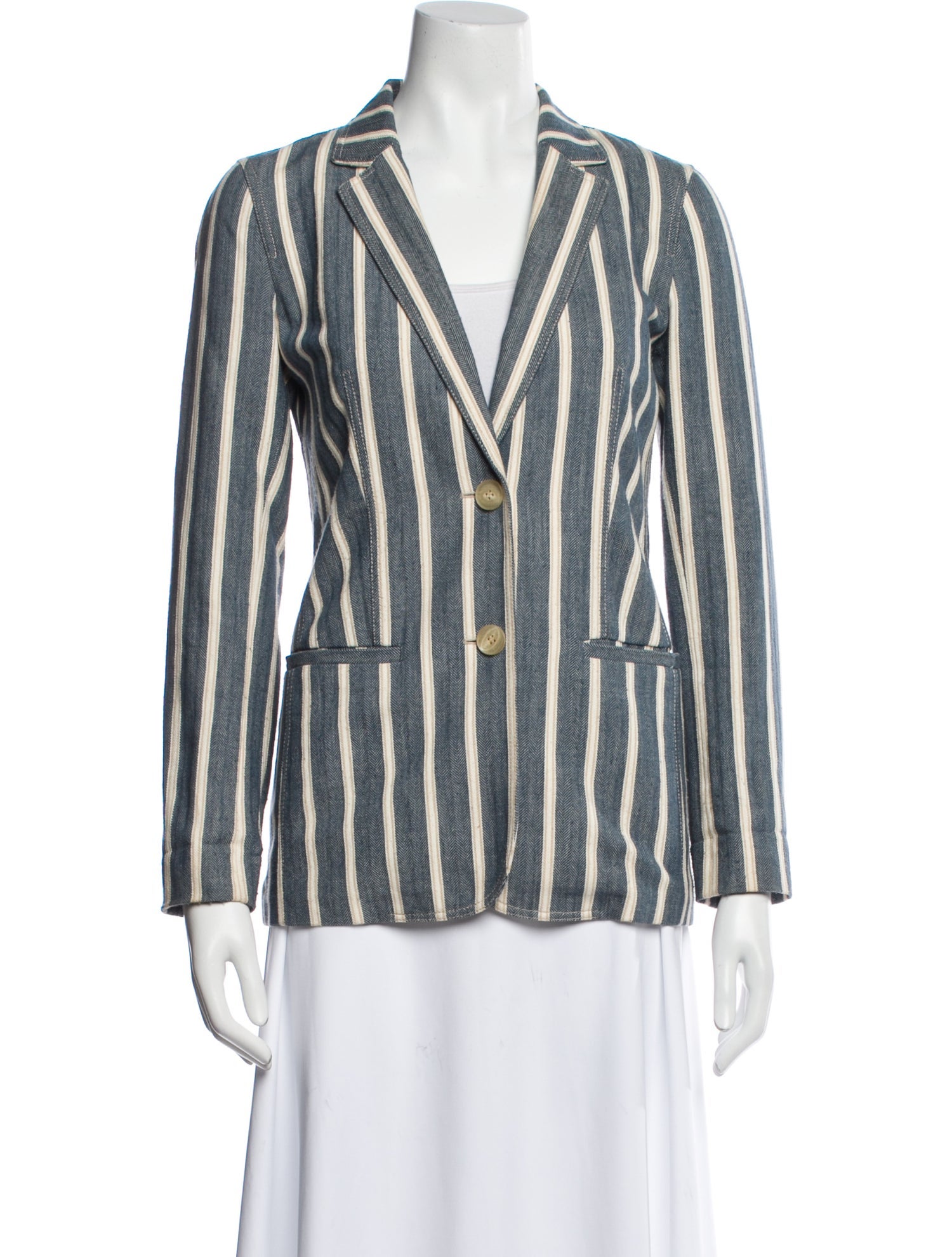 Lafayette 148 Striped Blazer