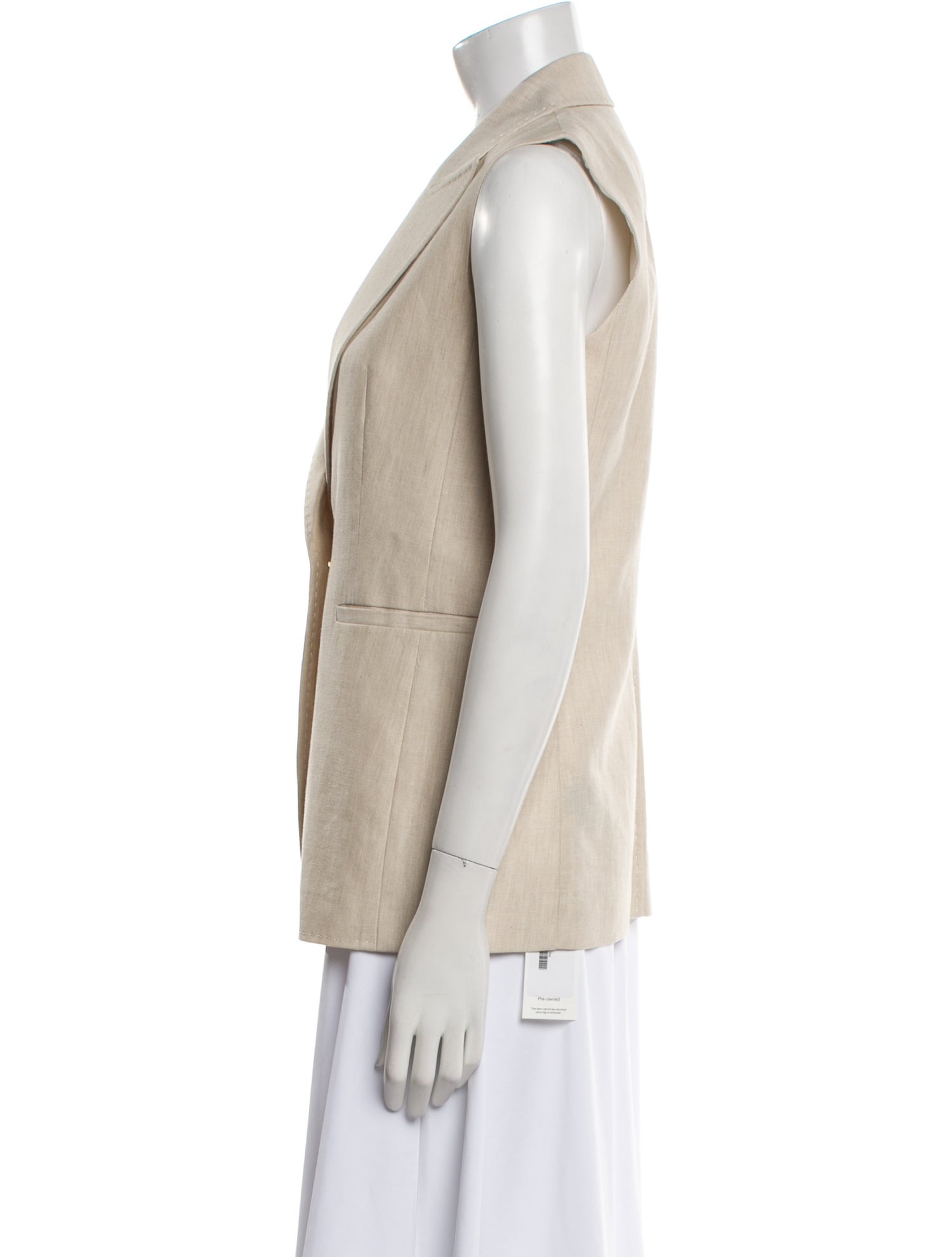 Lafayette 148 Linen Vest
