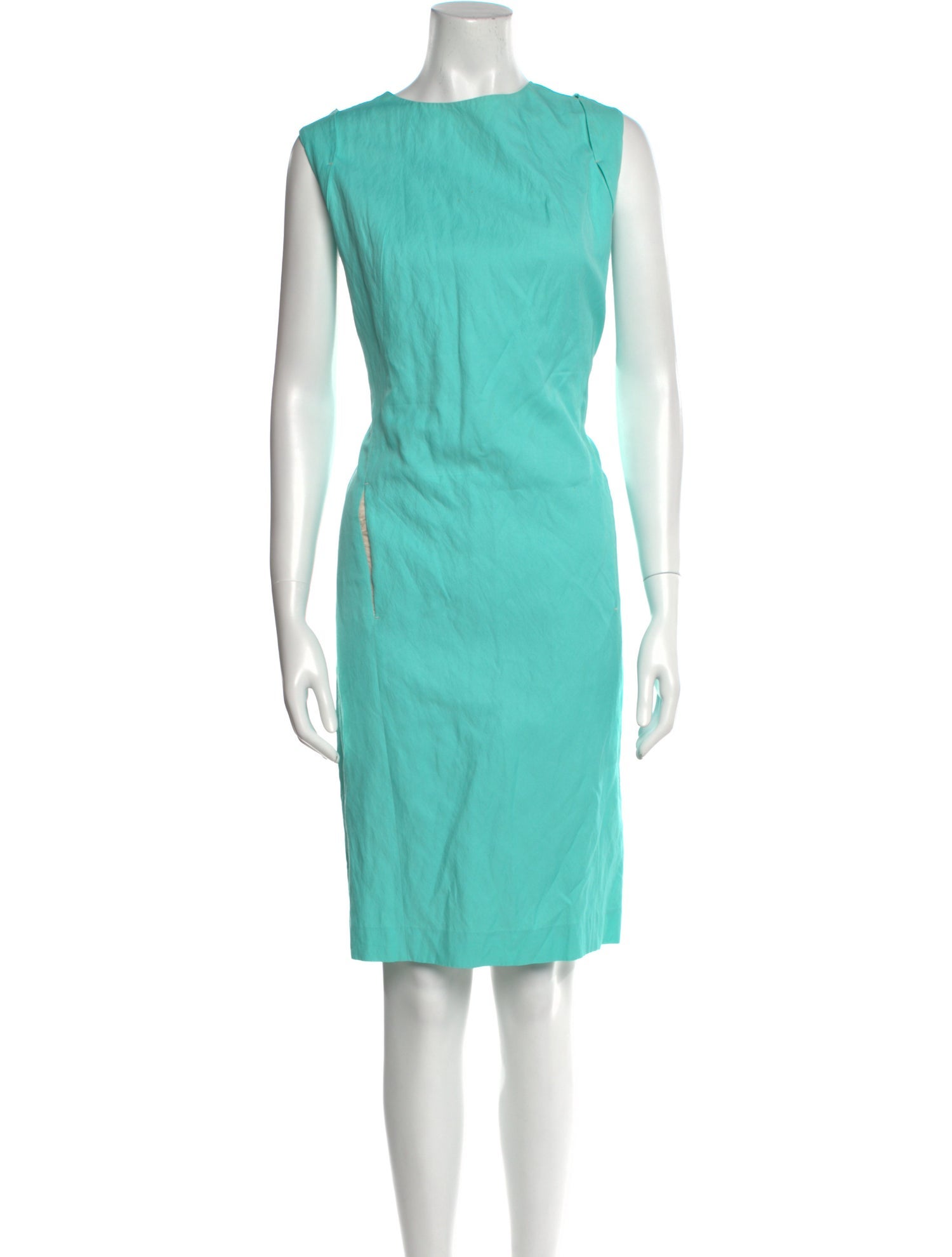 Lafayette 148 Bateau Neckline Knee-Length Dress