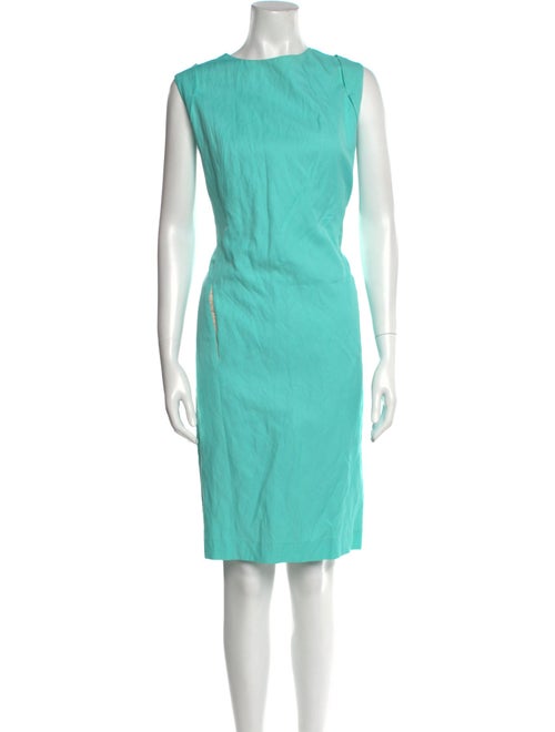 Lafayette 148 Bateau Neckline Knee-Length Dress