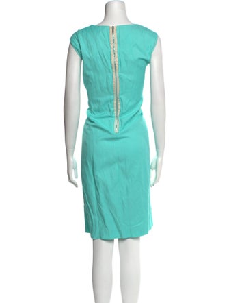 Lafayette 148 Bateau Neckline Knee-Length Dress