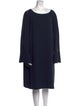 Lafayette 148 Bateau Neckline Knee-Length Dress