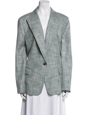 Lafayette 148 Plaid Print Blazer
