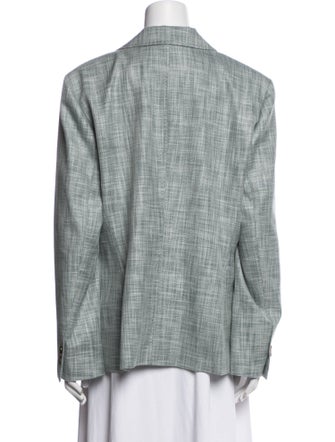 Lafayette 148 Plaid Print Blazer