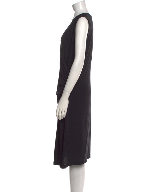 Lafayette 148 V-Neck Midi Length Dress