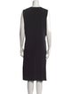 Lafayette 148 V-Neck Midi Length Dress
