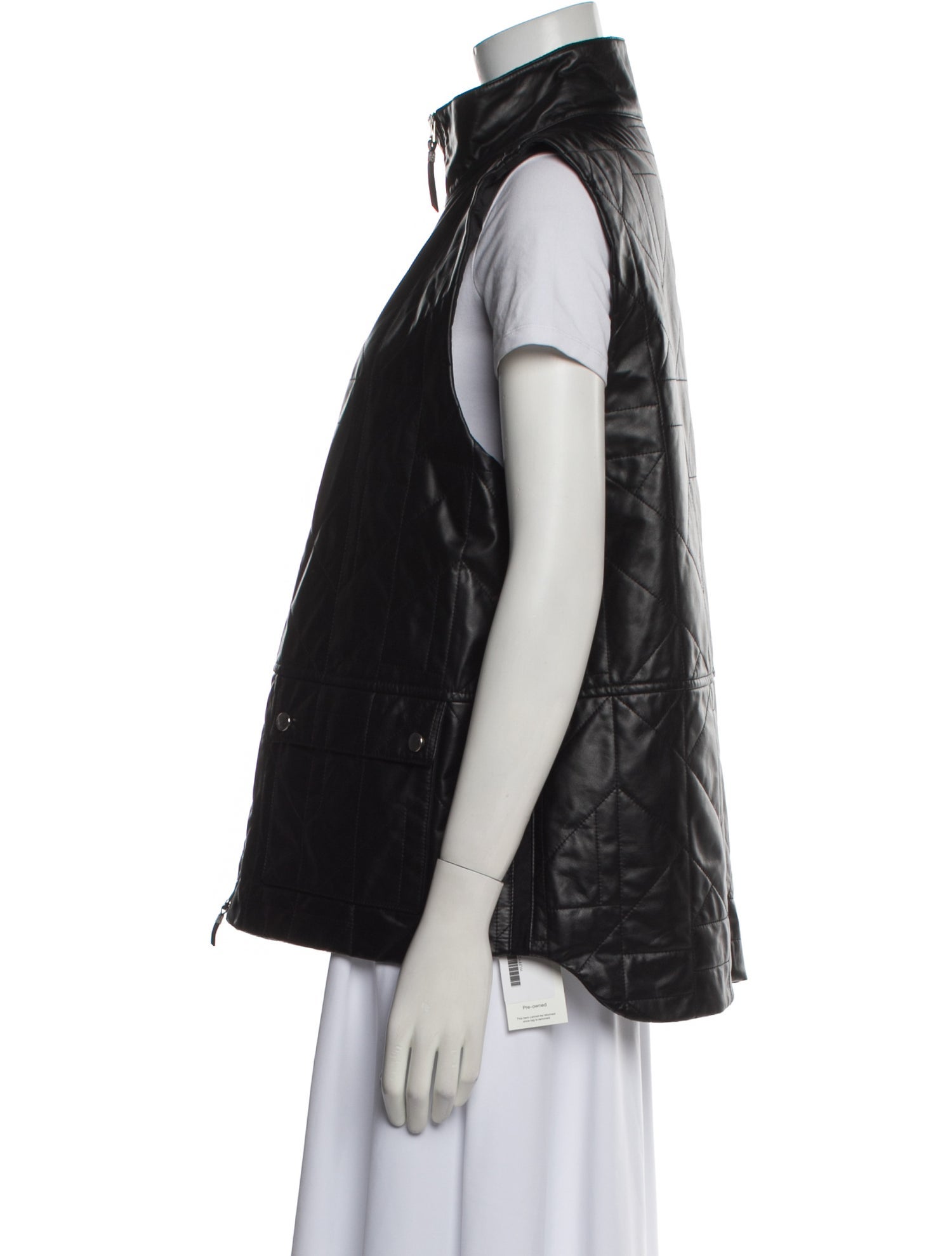 Lafayette 148 Leather Vest
