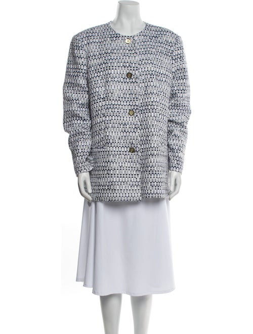 Lafayette 148 Tweed Pattern Evening Jacket