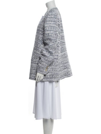 Lafayette 148 Tweed Pattern Evening Jacket