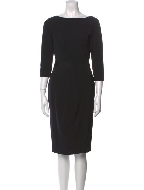 Lafayette 148 Bateau Neckline Knee-Length Dress