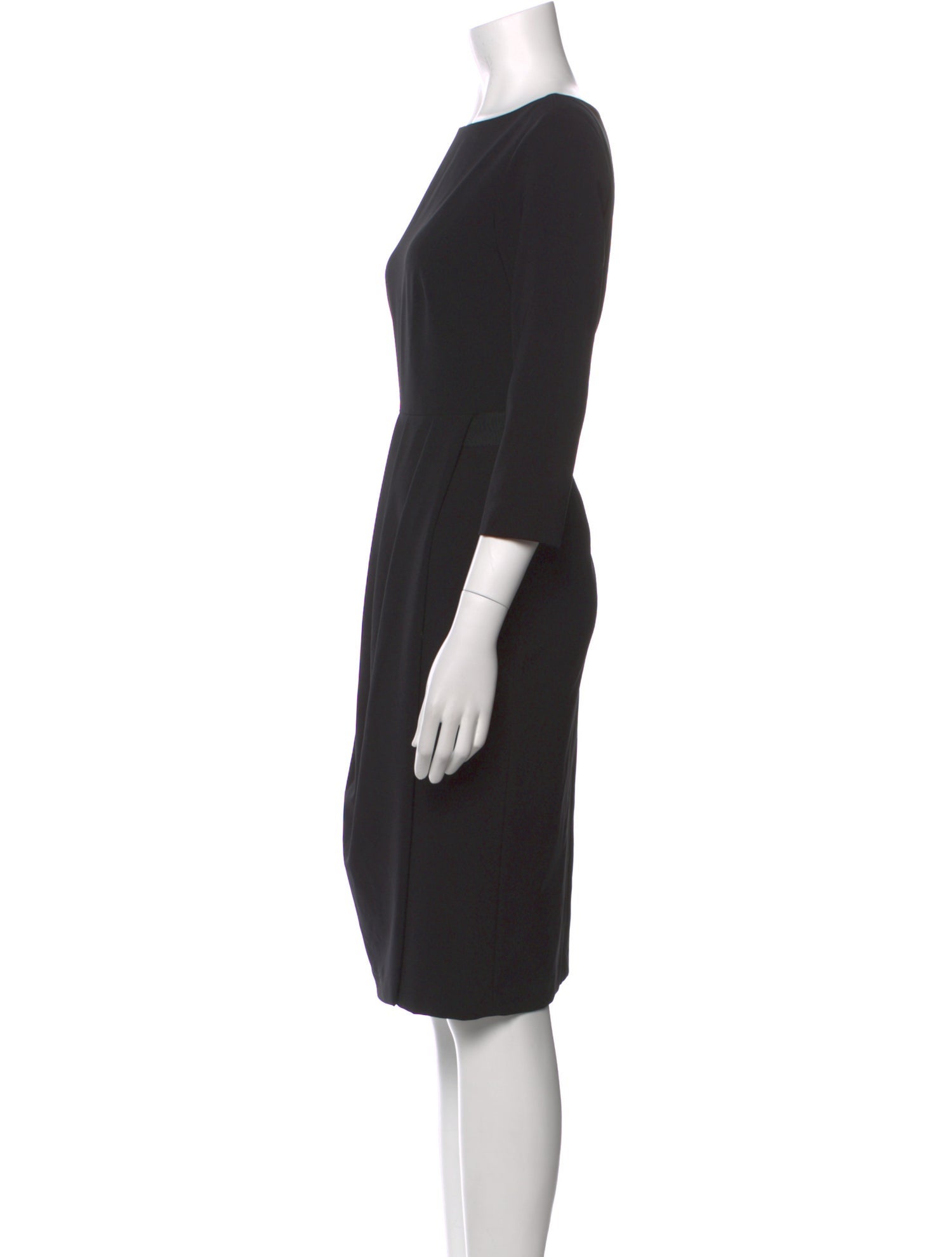 Lafayette 148 Bateau Neckline Knee-Length Dress