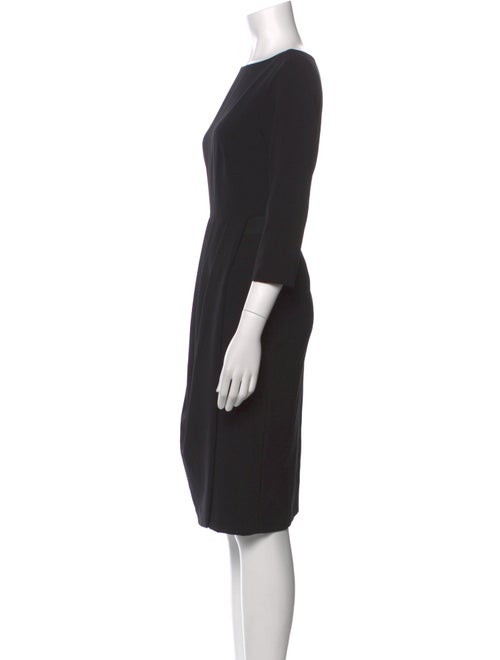 Lafayette 148 Bateau Neckline Knee-Length Dress