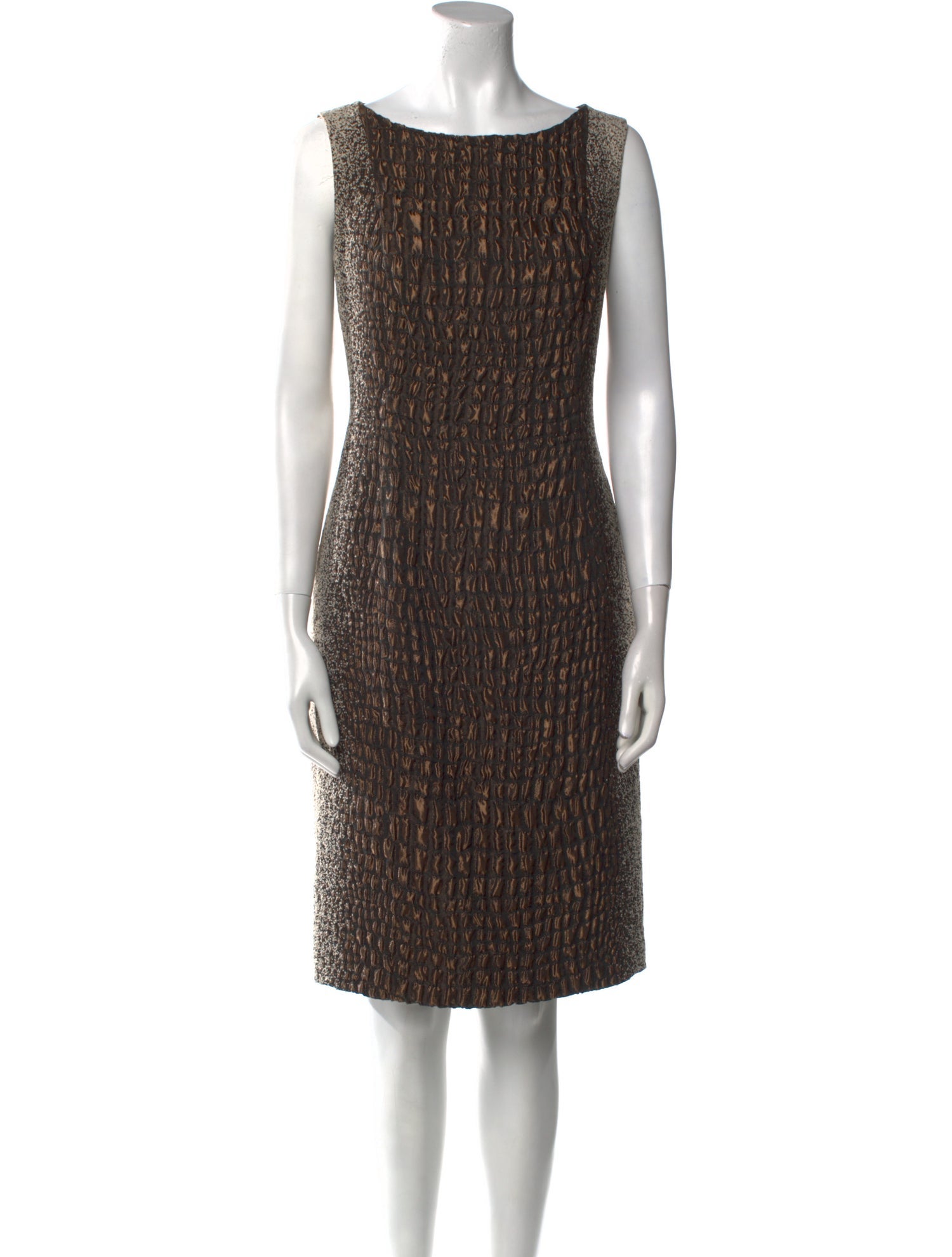 Lafayette 148 Printed Knee-Length Dress