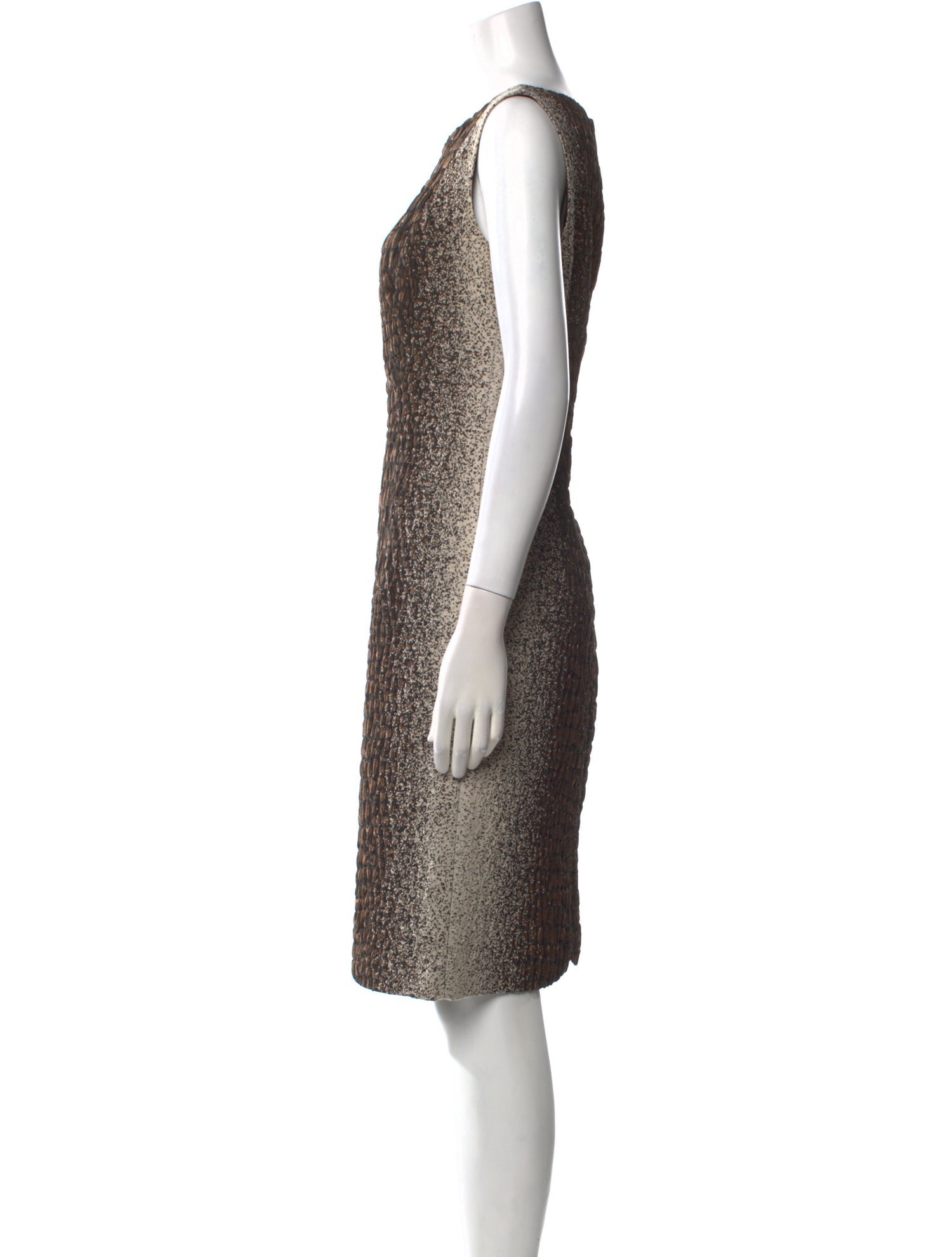 Lafayette 148 Printed Knee-Length Dress