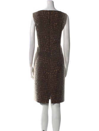 Lafayette 148 Printed Knee-Length Dress