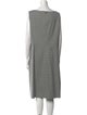 Lafayette 148 Bateau Neckline Midi Length Dress