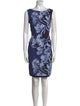 Lafayette 148 Printed Knee-Length Dress
