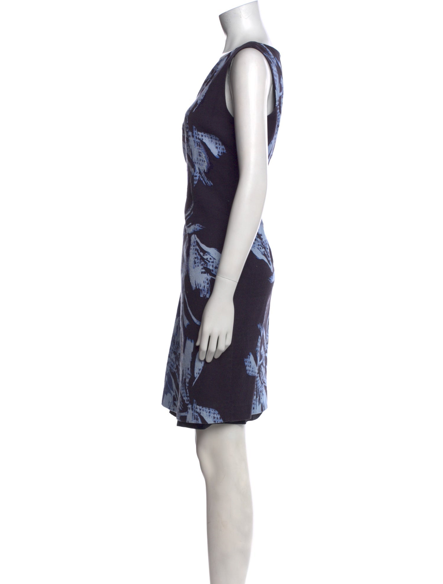 Lafayette 148 Printed Knee-Length Dress