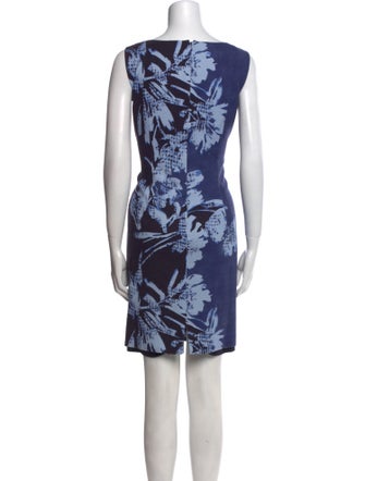 Lafayette 148 Printed Knee-Length Dress