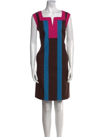 Lafayette 148 Printed Knee-Length Dress