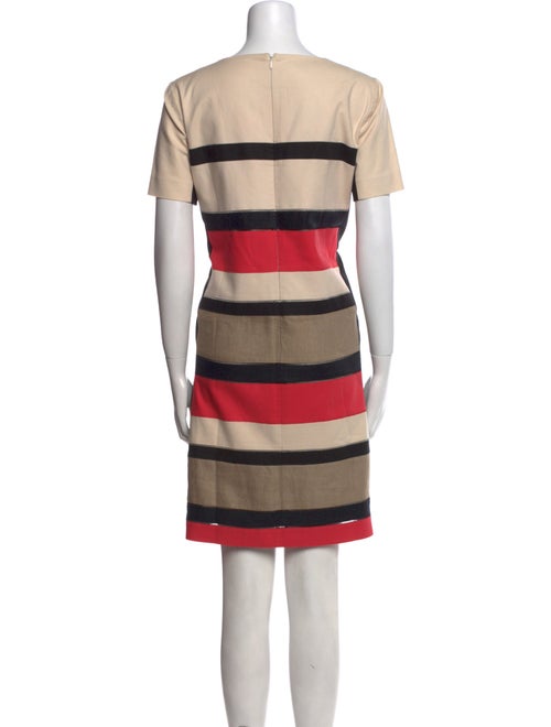 Lafayette 148 Striped Knee-Length Dress