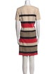 Lafayette 148 Striped Knee-Length Dress