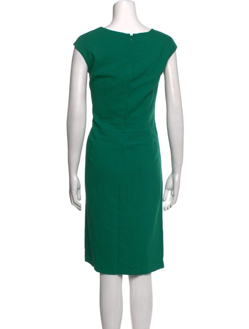 Lafayette 148 Bateau Neckline Midi Length Dress