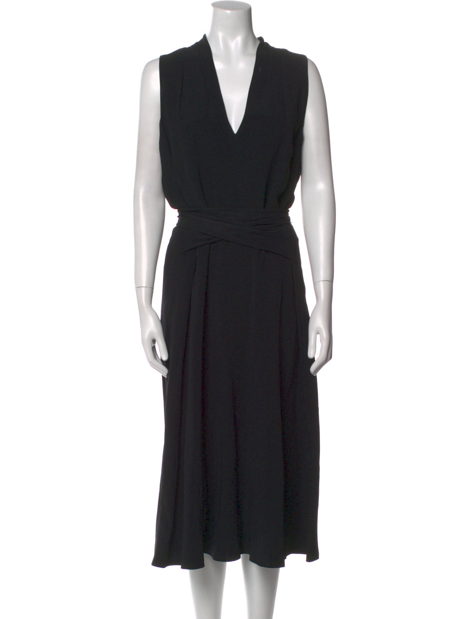 Lafayette 148 V-Neck Long Dress