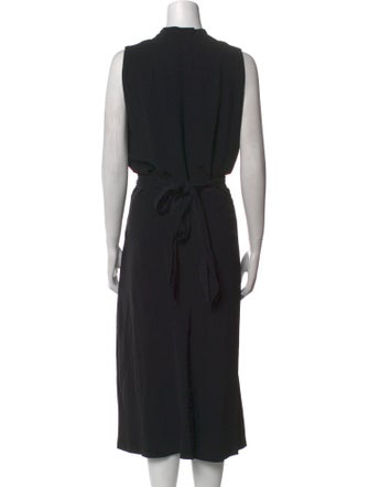 Lafayette 148 V-Neck Long Dress