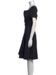 Lafayette 148 V-Neck Knee-Length Dress